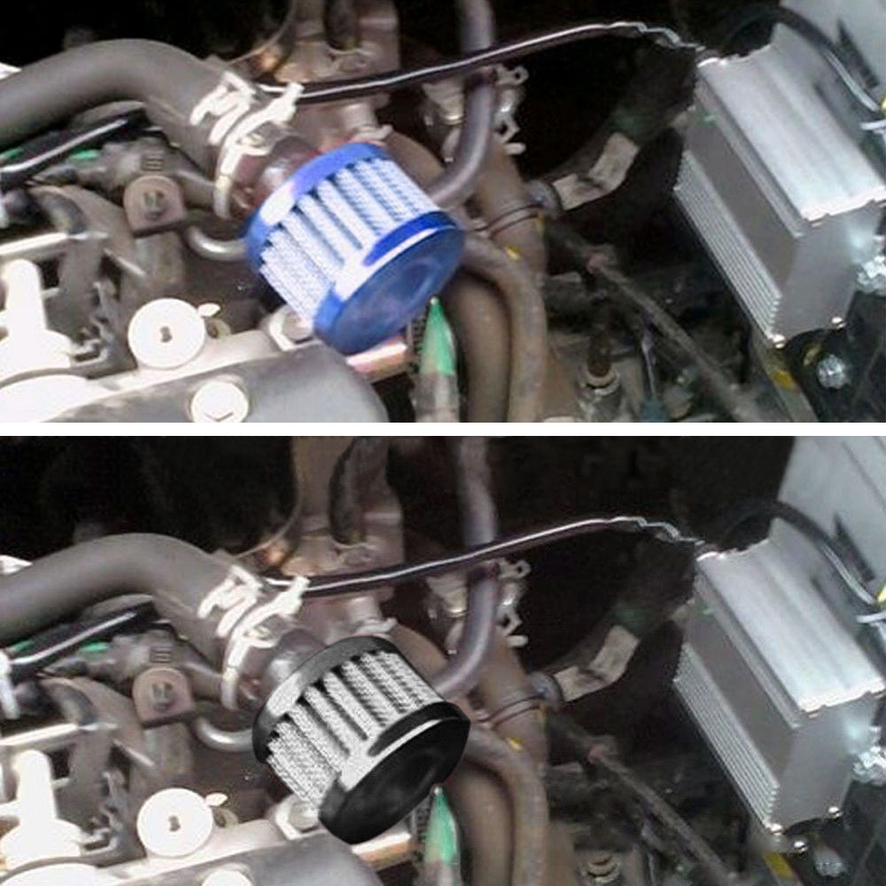 Universal Car Air Filter 12mm For Motorcycle Cold Air Intake High Flow Modified Multi-Color Air Filter