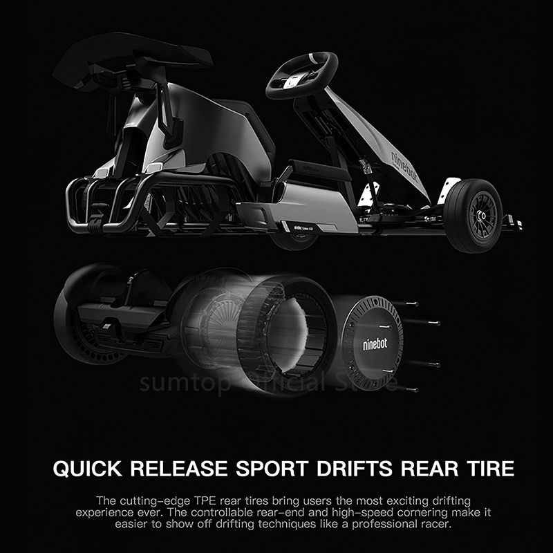 Drift Tires For Ninebot by Segway Go Kart PRO Gokart S-MAX Self Balance Scooter Original Rear Tire Outer Tyre US STOCK