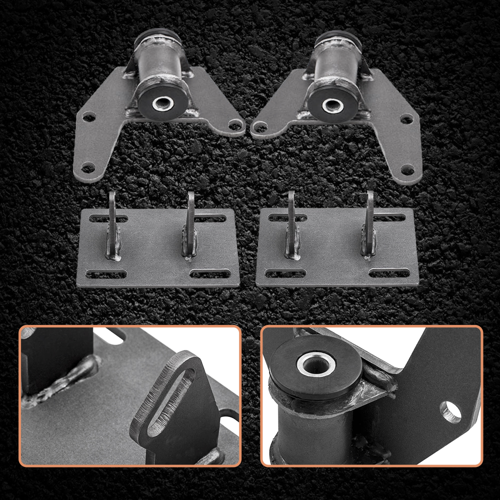 Engine Mount Adapter Kit for LS1 LS2 LS3 LS6 LSX LQ4 LQ9 4.8L 5.3L 6.0L 6.2L