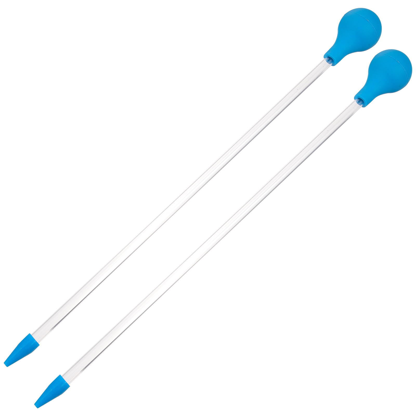 2 Pcs Sponge Accurate Dispensing Fish Tank Feeder Tube Coral Food Aquarium Soft