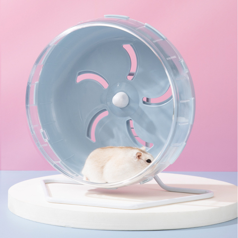 12cm Hamster Sport Running Wheel Rat Small Rodent Mice Silent Jogging Hamster Gerbil Exercise Play Toys Brackets Accessories