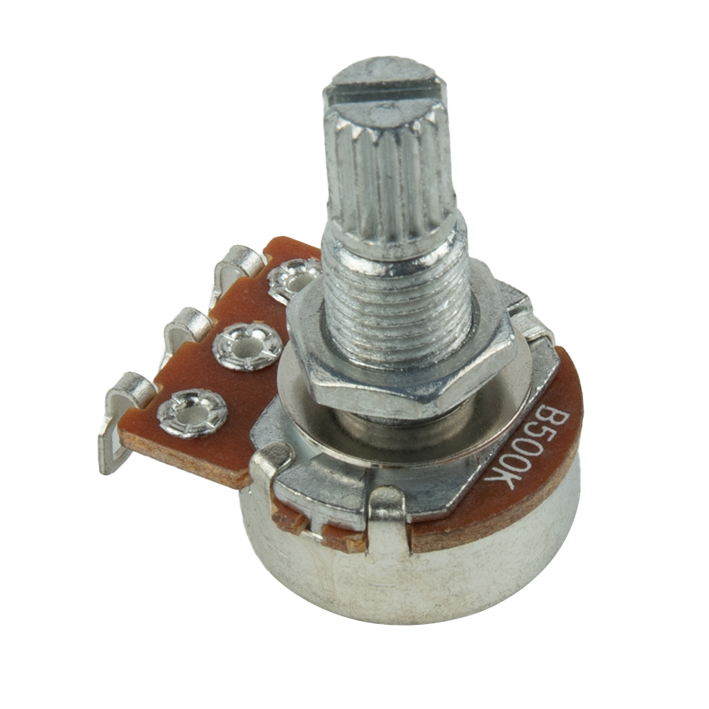 Guitar Potentiometer 18mm Pots Shaft Length A250 B250 A500 B500K Volume Or Tone Electric Guitar Bass Effect Amp Tone Volume