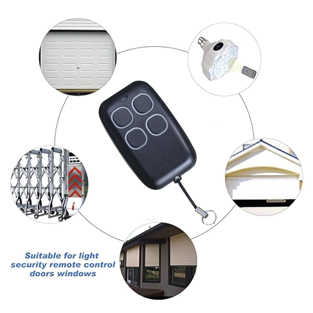 Universal 250-913 MHZ Clone Remote Control Garage Gate Door Opener Remote Control Duplicator Clone Learning Rolling Code Car Key