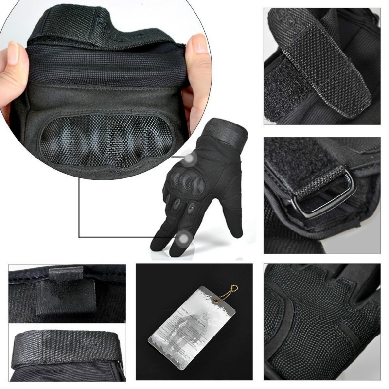 Touch Screen Tactical Military Hard Knuckle Full Finger Gloves Army Airsoft Paintball Combat Hunting Riding Motorcycle Cycling