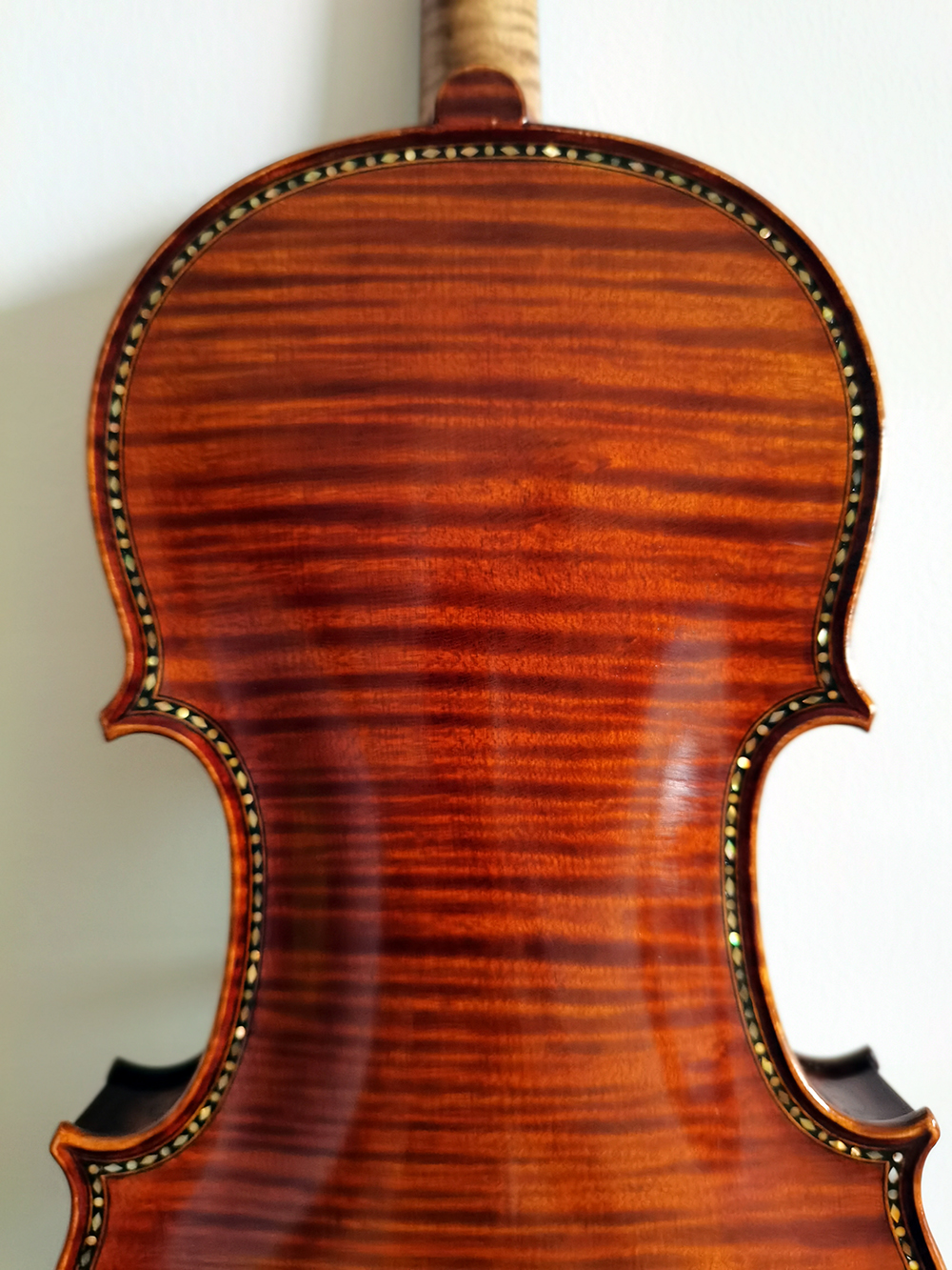 Stradivari 1683 violin Shell inlay hand carved violin 4/4 100% Top Oil Varnish Professional Solo voice violin musical instrument