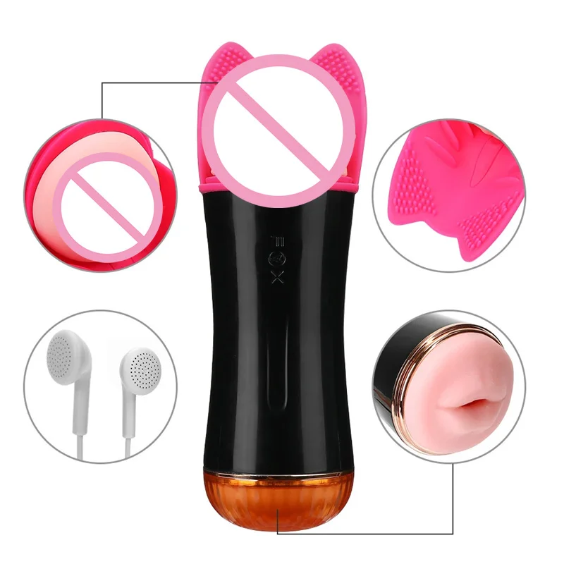 Big Vagina Masturbator Sexual Desire Male Sextoy Telescopic Vibrator Electronic Vaginass Vaginal Ball Mastrubator Man Toys