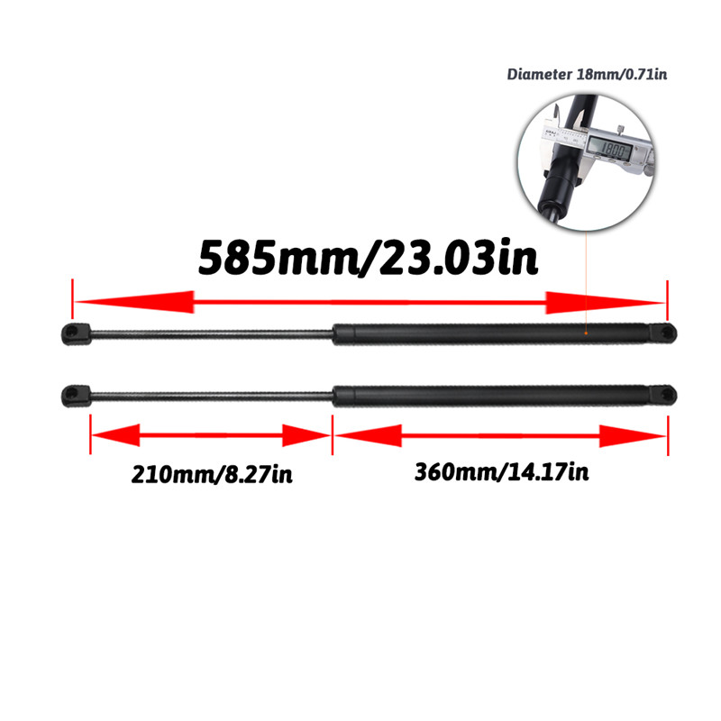 2Pcs/set Rear Tailgate Tail Gas Spring Lift Support Rod Shock Absorbe Hood Struts For Ford Territory SX SY SYII SZ 2004-2017 Bar