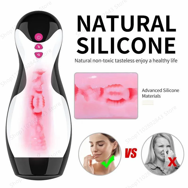 Giantdos Masturbator Men Automatic Pump 18 Plus Adult Toys Bd Kit Rubber Vaginal Gag In Mouth Blowjob Men's Vibrator Big Toys