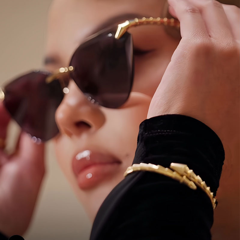 designer women glasses Summer New Snake Cat Eye Sunglasses Designer Women Sexy Cat Eye Contact Frame Poisonous Snake Metal Mirror Legs Casual Wear OL Sunglasses 9f9