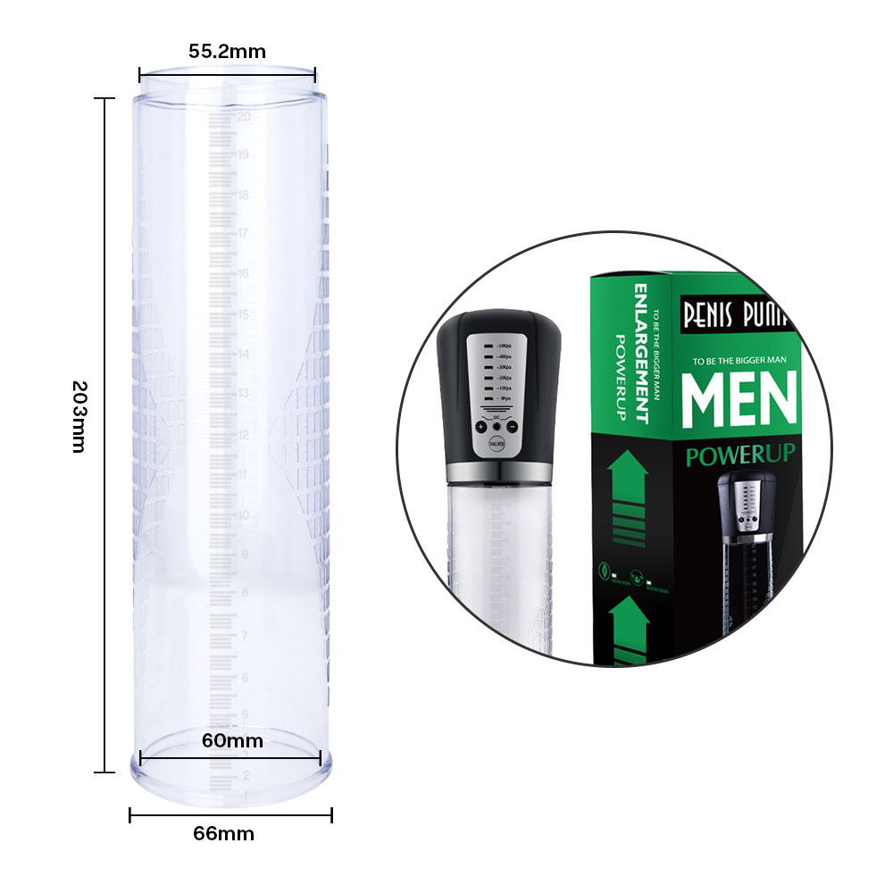 Accessories For Penis Pump Cylinder Penis Extender For Men Penise Enlargement Vacuum Pump Cover Replacement Sleeve Flask Part