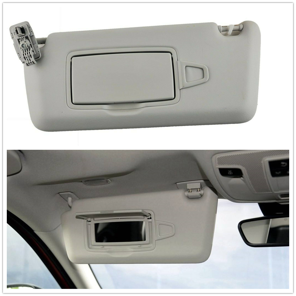 Left Driver Gray Car Interior Front Shield Window Cover For Infiniti QX30 2017-2019 Sun Visor Shade Blind Sunvisor Sunshade Trim