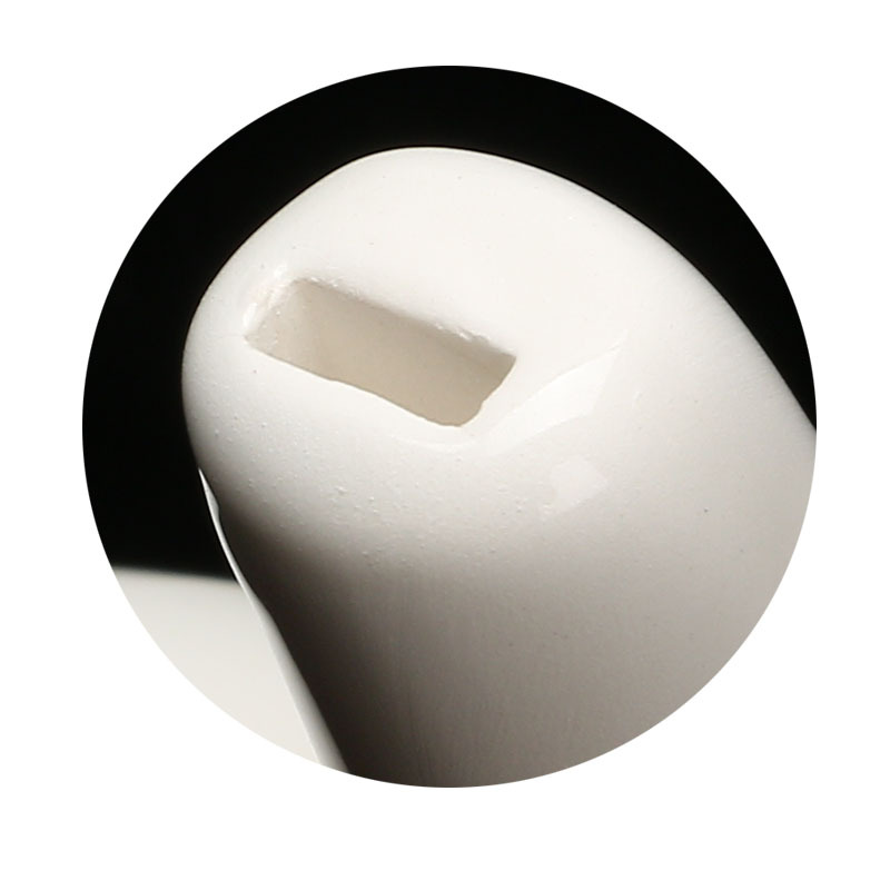 Ceramic Ocarina Alto C For Beginners Musical Instrument With Protective Bag Lanyard Gift Easy To Learn White Flower Element 12 H