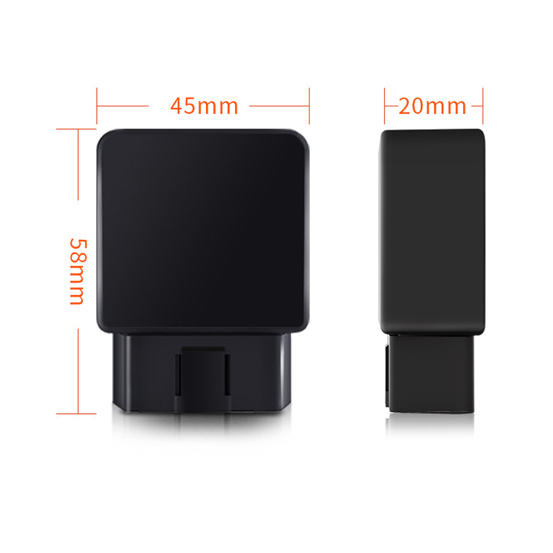 4G OBD2 Real-time GPS Tracker Vehicle Tracking System Mini Car Locate Monitor OBD GPS Locator Auto Anti-theif Alarm accessories