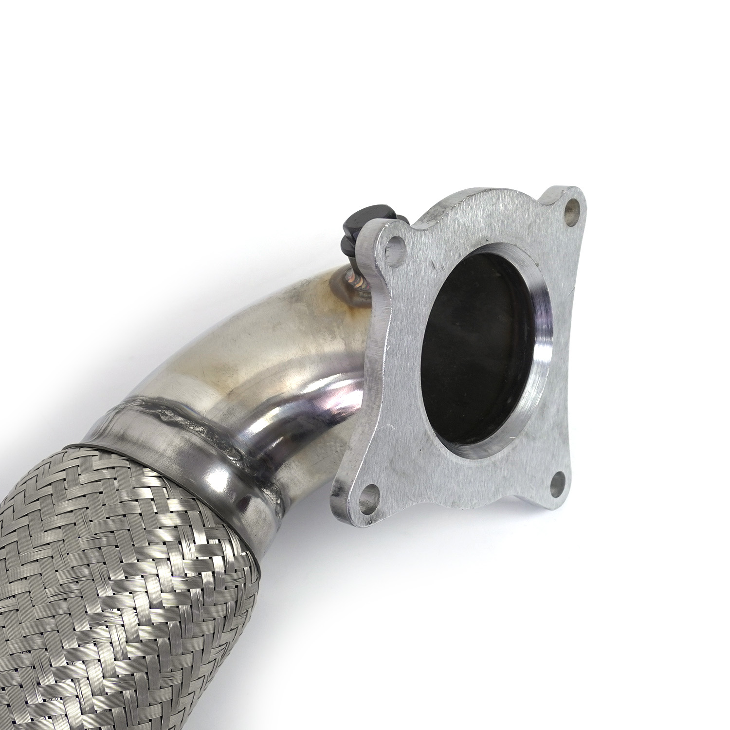 Car MK5 MK6 GTI Downpipe 2.5inch - 3inch Down Pipe for Audi A3 for Volkswagen VW Golf MK5 MK6 GTI Jetta 2.0T TSI 63mm to 76mm