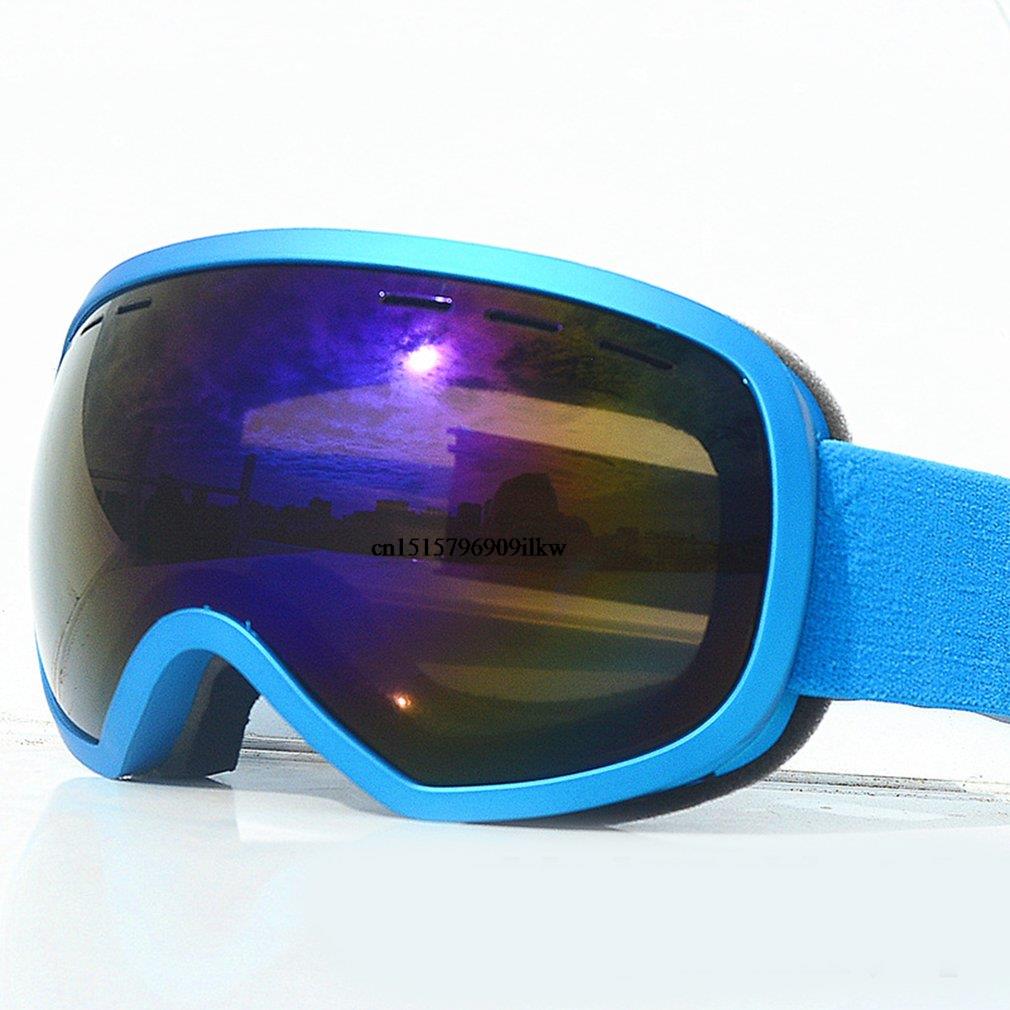 UV400 Anti-fog Ski Goggles Double Layers Big Ski Mask Glasses Skiing Snow Snowboard Goggles for Men and Women Ski Eyewear