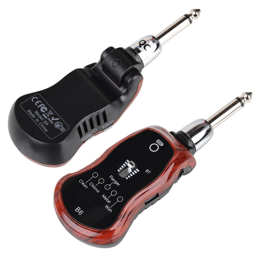 Guitar Effects Portable Bluetooth 5 In 1 Transmitter for Electric Guitar Reverb-chorus-flange-distortion-frog Sound