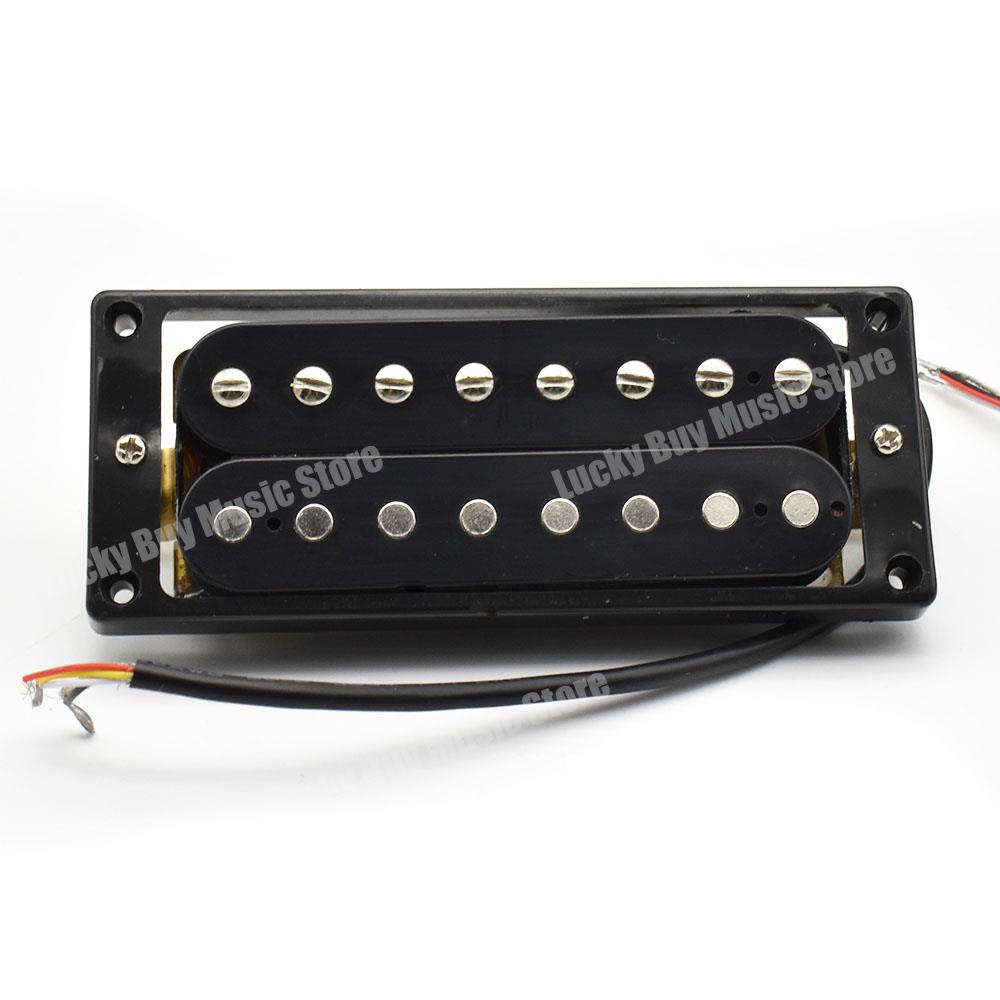 1 Pcs Dual Coil 8 String Electric Guitar Humbucker Pickups Neck & Bridge Pickup Black