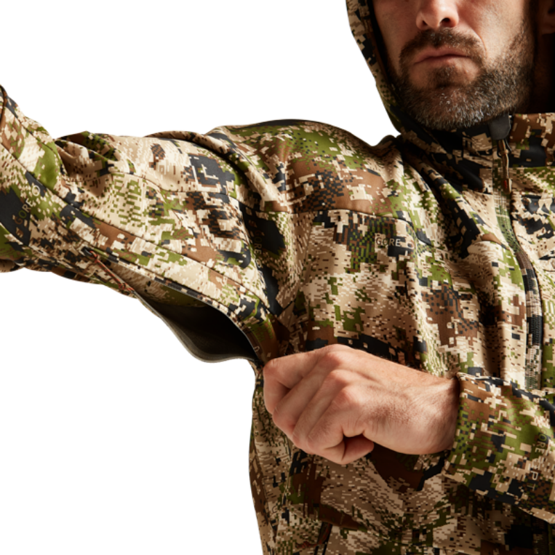 Custom EPTFE Membrane Hunting Wear Camo Casual Winter Outdoor Jetstream Jacket Marsh Camouflage Hunting Jacket