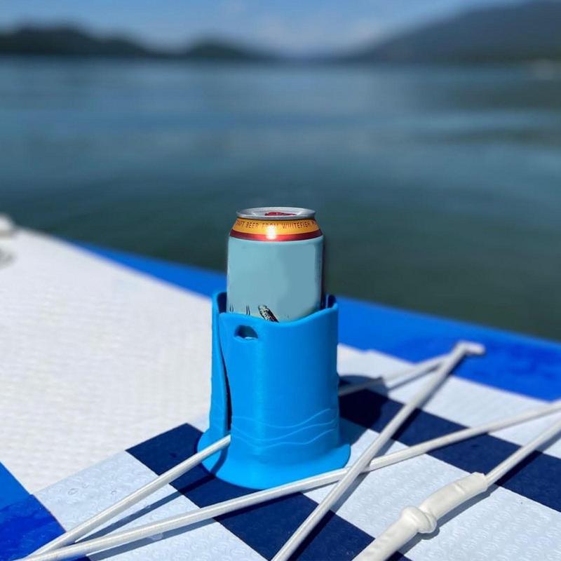 Kayak Drink Holder Paddleboard Rope Attached Drink Holder Pool Float Party Drink Holder Multifunctional Kayak Water Bracket