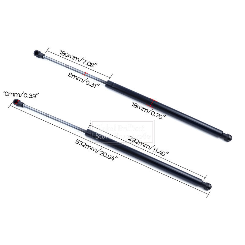 2pcs Car Front Engine Hood Lift Support Shock Strut Arm Bar Car Accessories Replace For Lexus GS300 GS350 GS430 GS460 2005-2012