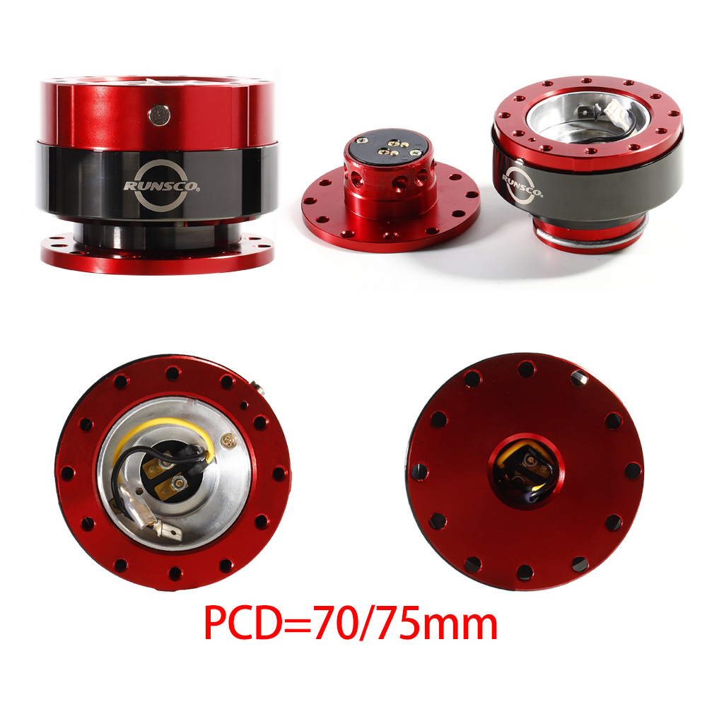 Steering Wheel Ding Sound Quick Release Hub Adapter Snap Off Boss Kit JDM Car Accessories Universal-Runsco