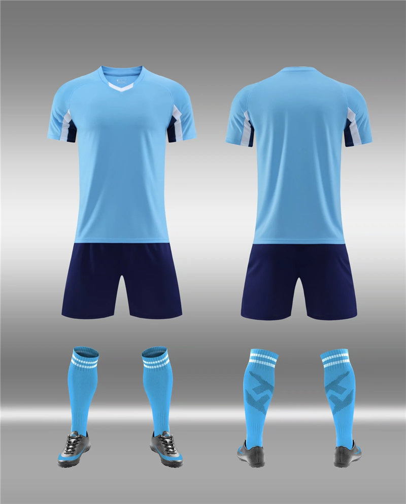 Football Jersey Sets Kids Men Soccer Tracksuit Boys Women Football Training Uniform Adult Team Sportswear Print Name Number Logo