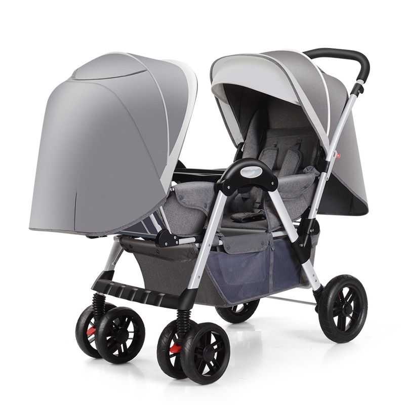 Twin Baby Stroller Can Be Detached Second Baby Stroller High view Adjustable Toddler Strollerv fold Baby Stroller 0 To 3 Years