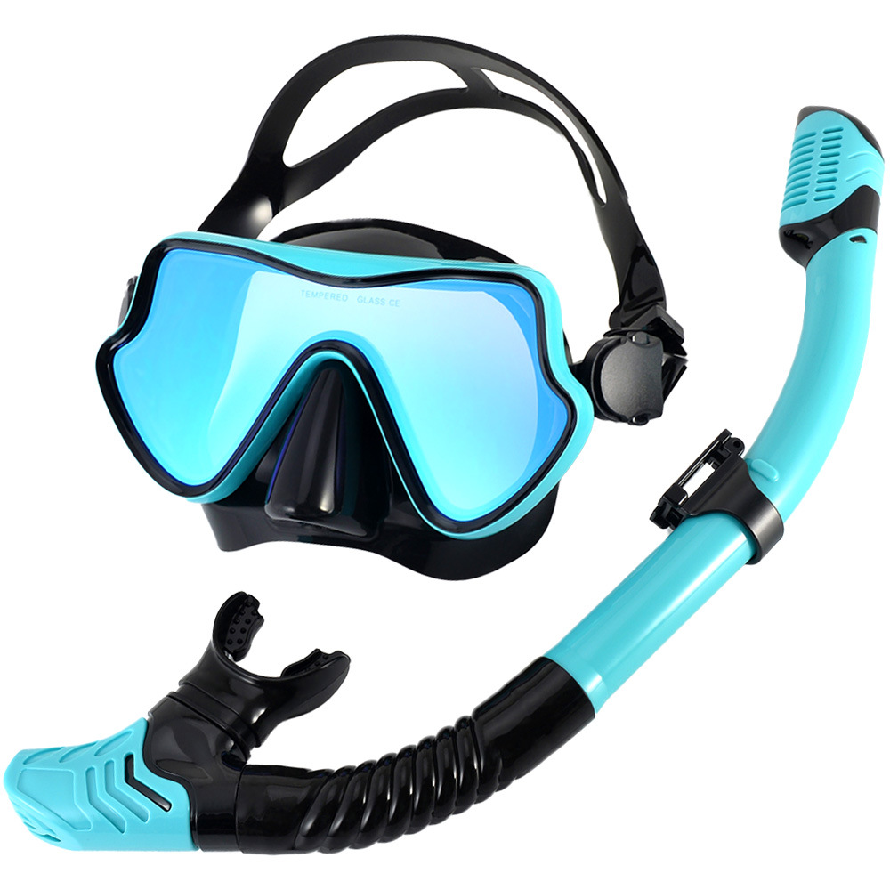 Diving Mask Snorkel Professional Scuba Diving Masks Snorkeling Set Adult Silicone Skirt Snorkeling Mask Diving Mask Goggles
