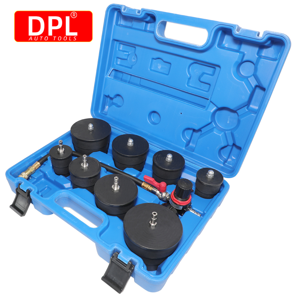 Turbo System Leakage Tester Turbocharger Air Pressure Guage Cooling System Intercoolers Radiators Hose Leaks Test with Regulator