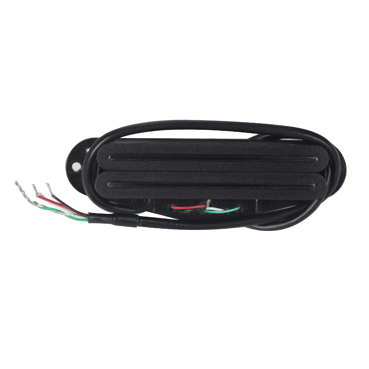 FLEOR 3PCS SSS Pickup Set Single Coil Sized Guitar Rail Humbucker Pickup Hot Dual Rails Ceramic For ST Electric Guitar Parts