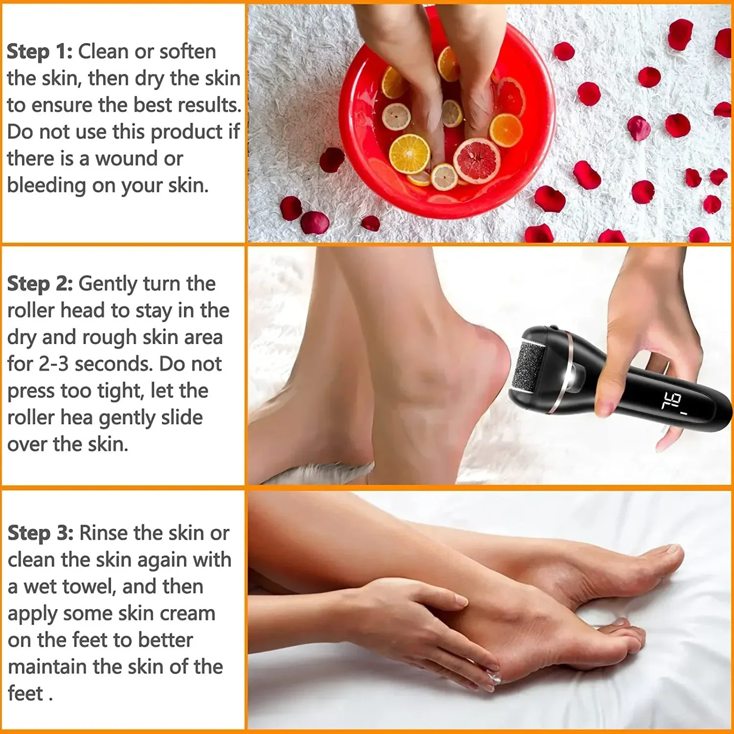 Electric Grinding Pedicure Tools Foot Sandpaper File for Heels Professional Foot Care Tool Dead Hard Skin Callus r o240629