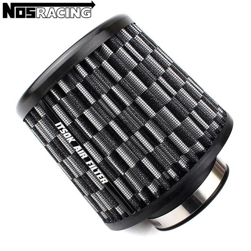 High Flow Air Filter Cold Air Intake 76mm 3inch Universal Racing Sport Airfilter Cone Car Engine Air Inlet