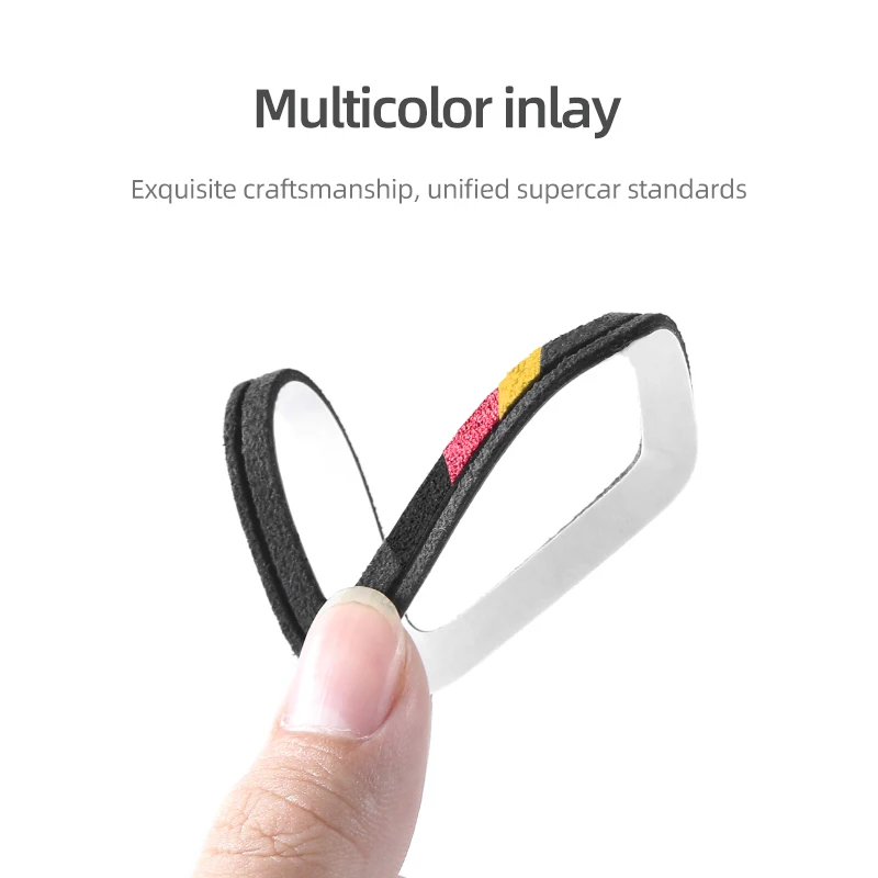 Made of Alcantara For BMW G30 G32 Series 5 6 GT Dashboard Side Air Vent Outlet Trim Frame MP Sticker Car Interior Accessories