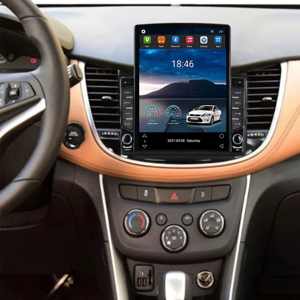 For Tesla Style 2Din Android 13 Car Radio For Chevrolet TRAX 2017-2035 Multimedia Video Player GPS Stereo Carplay DSP Camera RDS