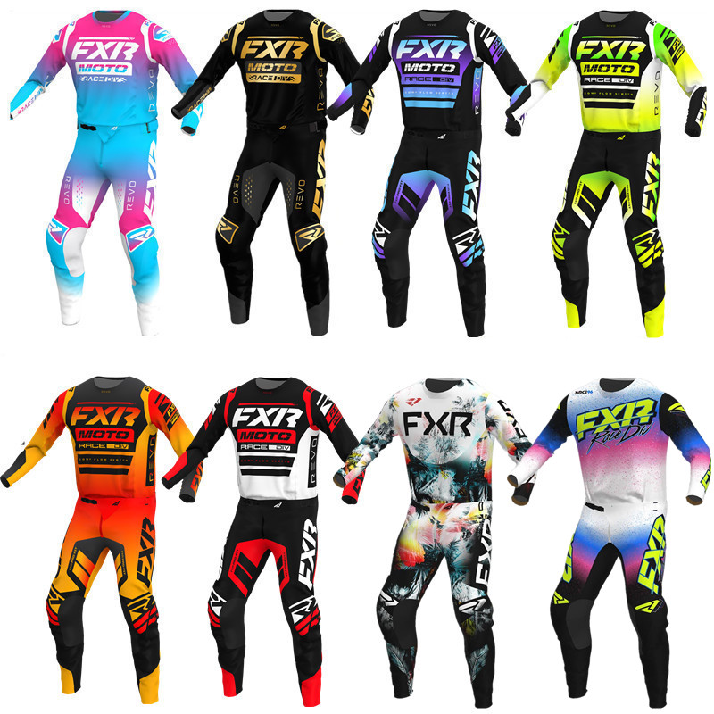 2023 FXR Gear Set Dirt Bike Clothing Off Road for gasgas Motocross Jersey Set Motorcycle Clothing Breathable MX Combo