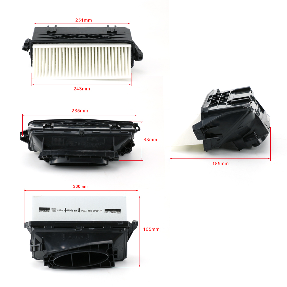 1PC A6420940000 Automobile Air Filter Kit for W222 W221 300/350 Repair Replacement Parts 6420942304 6420942404