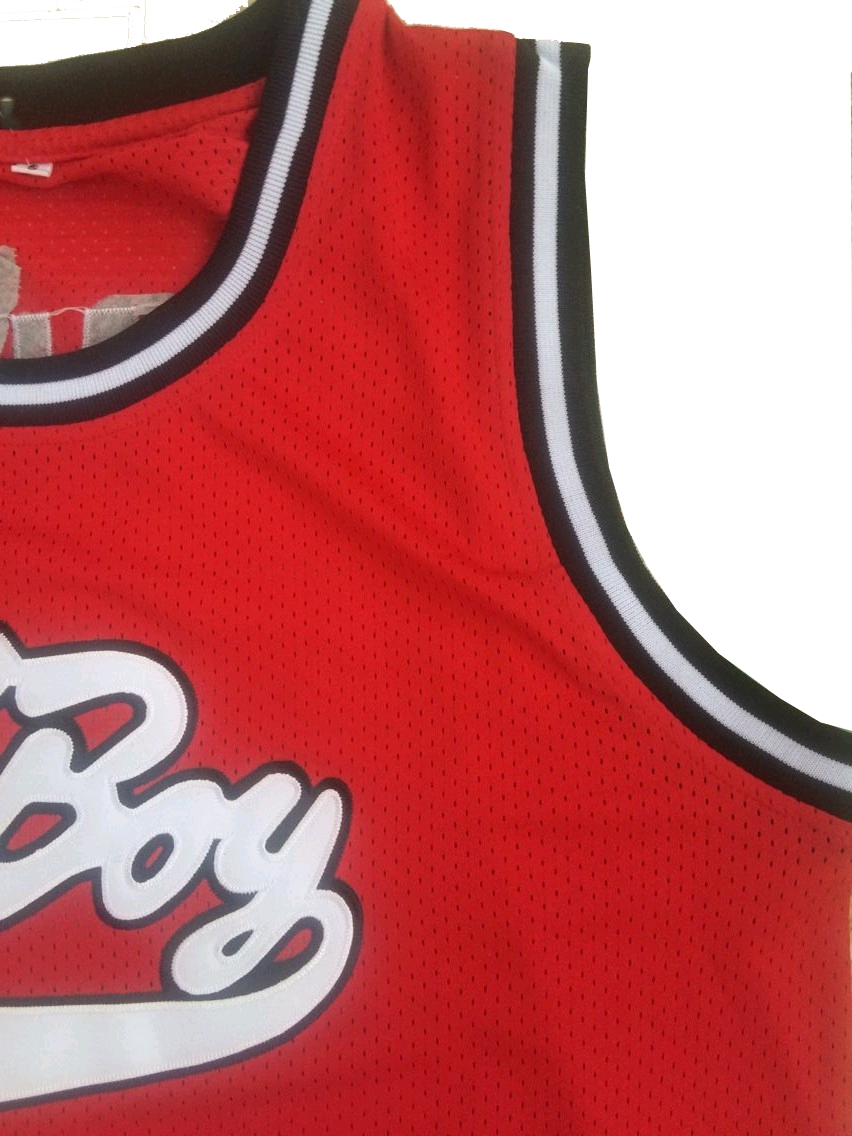 BG basketball jerseys bad boy 72 SMALLS jersey Embroidery sewing Outdoor sportswear Hip-hop movie jersey RED2020 summer