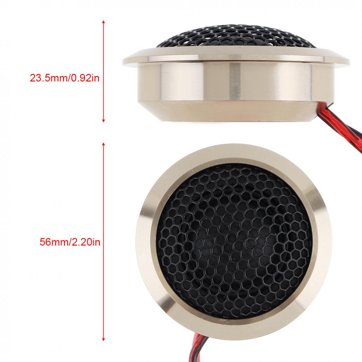 2pcs 1.5 Inch 150W Q25 Mini Dome Tweeter Speakers 56mm Car Audio Music Play In Dash Loudspeaker Subwoofer for Car Audio Systems