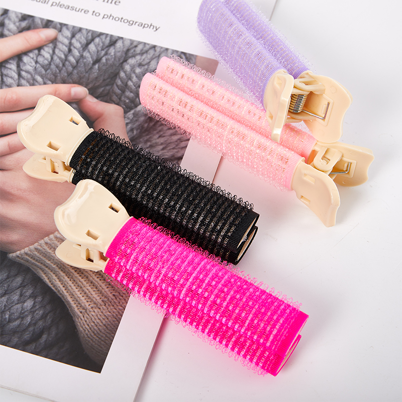 1Pcs/2Pcs Bangs Hair Root Fluffy Lazy Hair Clips Hair Top Styling Hairpins Hair Rollers Bangs Curling Barrel Hair Clips Curlers