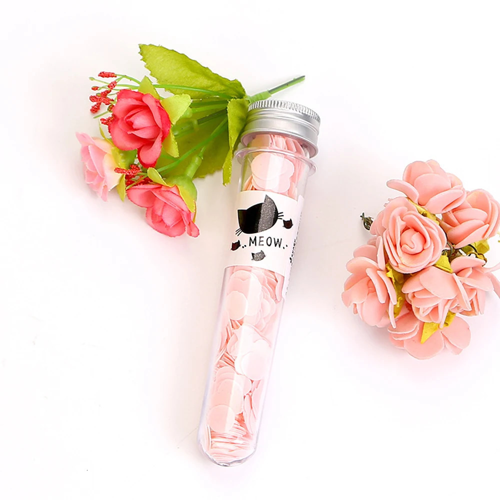 1~10PCS Toilet Paper Outdoor Portable Confetti Foam Flower Fertilizer Soap Tablet Travel Clean Tube Bottle Hand Wash Soap o240629