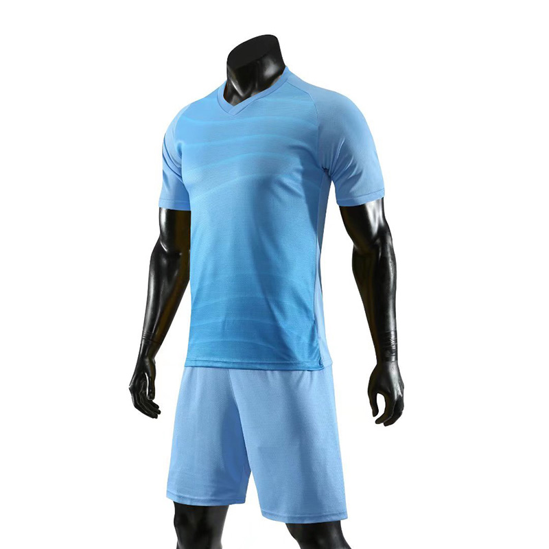 Men Children Custom Personalized Football Training Jersey Shirt And Shorts Set Uniform Breathable Quick Dry Fabric