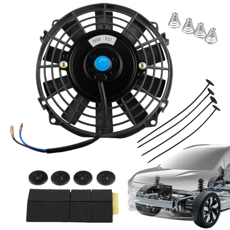 Car Fans That Blow Cold Air with Adjustable Strap Rechargeable Quiet Flexible auto Seat Fan USB Fan Strong Cooling Air for car