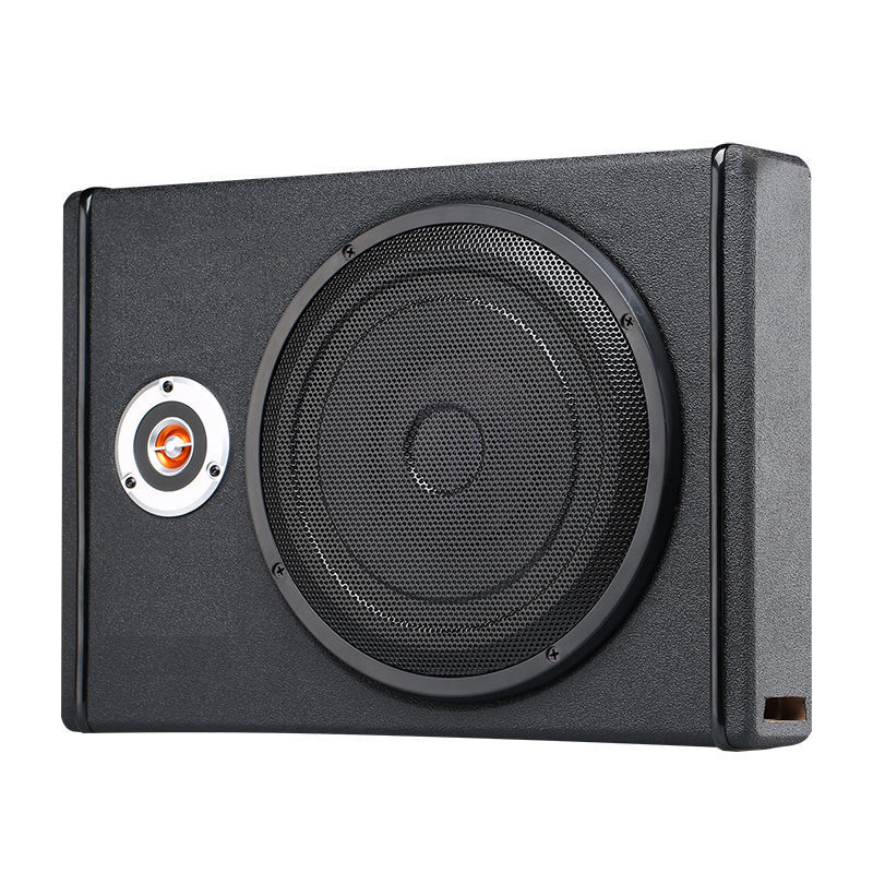 8 inch 600W Car Subwoofer Under Seat Active Subwoofer 12V Powerful Pure Bass Amplifier Shockproof Car Audio Stereo Bass Speaker