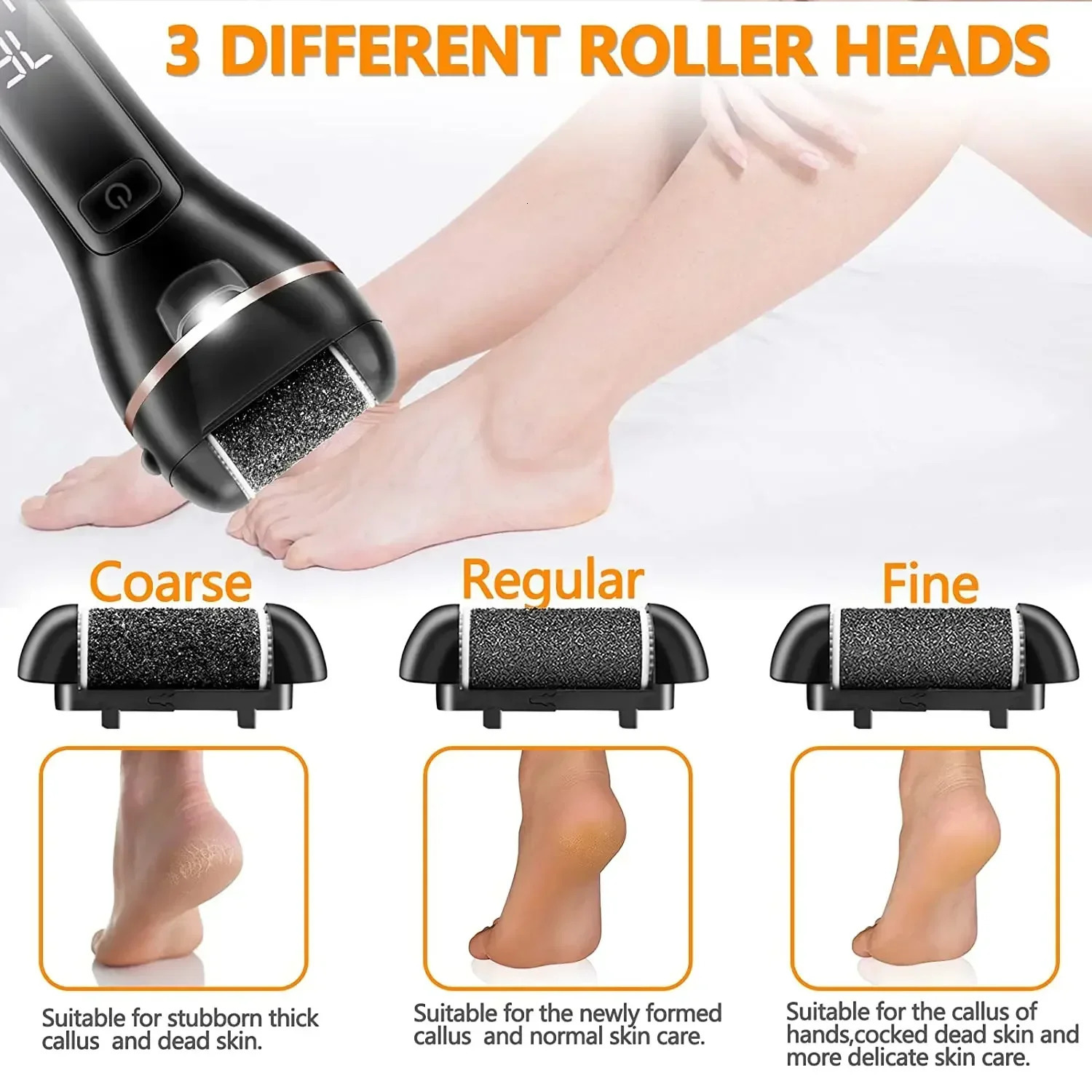 Electric Grinding Pedicure Tools Foot Sandpaper File for Heels Professional Foot Care Tool Dead Hard Skin Callus r o240629