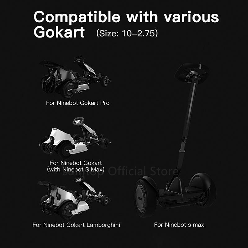 Drift Tires For Ninebot by Segway Go Kart PRO Gokart S-MAX Self Balance Scooter Original Rear Tire Outer Tyre US STOCK