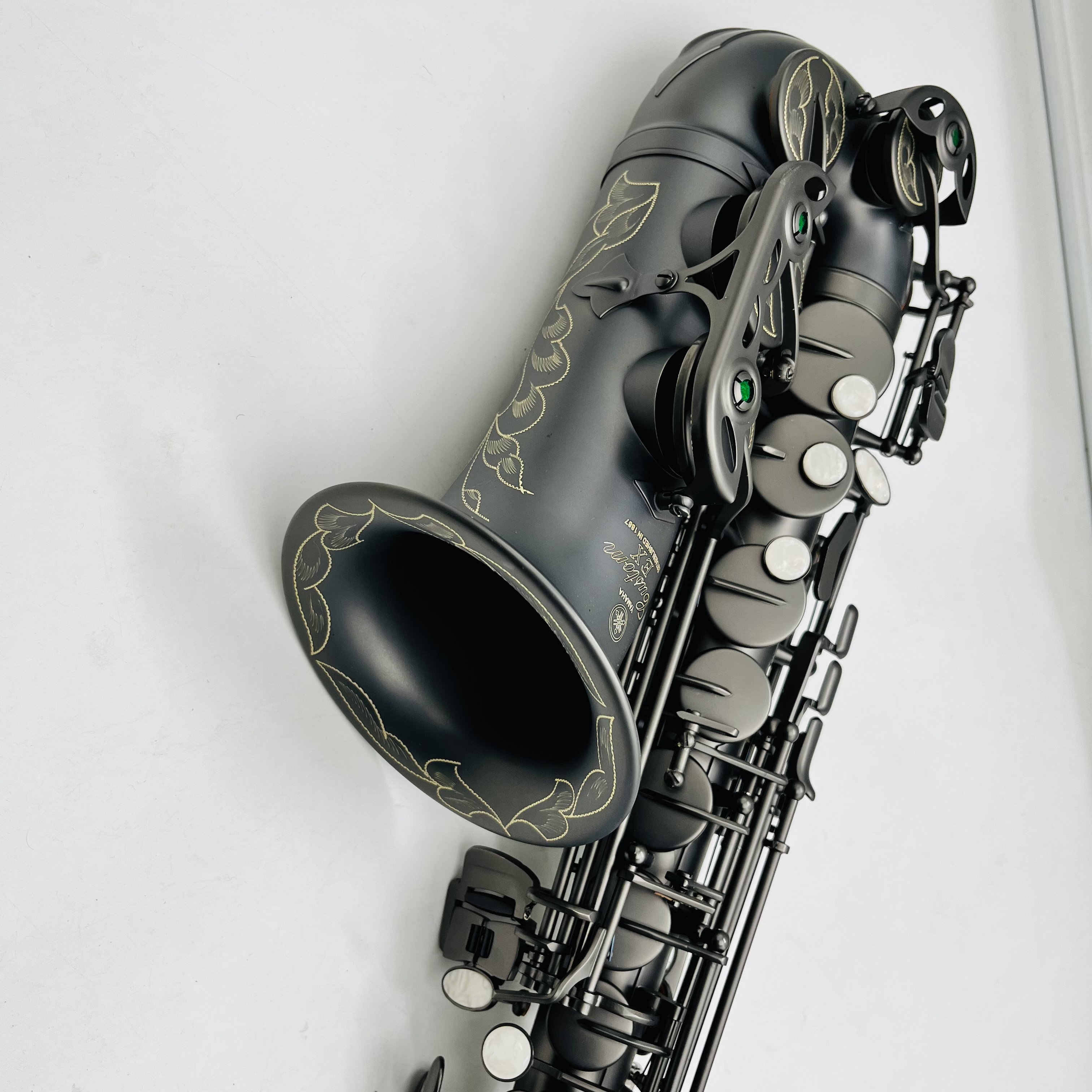 High Quality YAS-875EX Alto Saxophone Eb Tune Black Nickel Plated Professional Instrument With Case Free Shipping