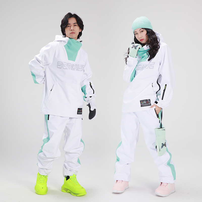 2023 New Men Women's Ski Suits Winter Outdoor Sports Snowboarding Skiing Clothes Sets Thermal Windproof Thickening Snow Suits