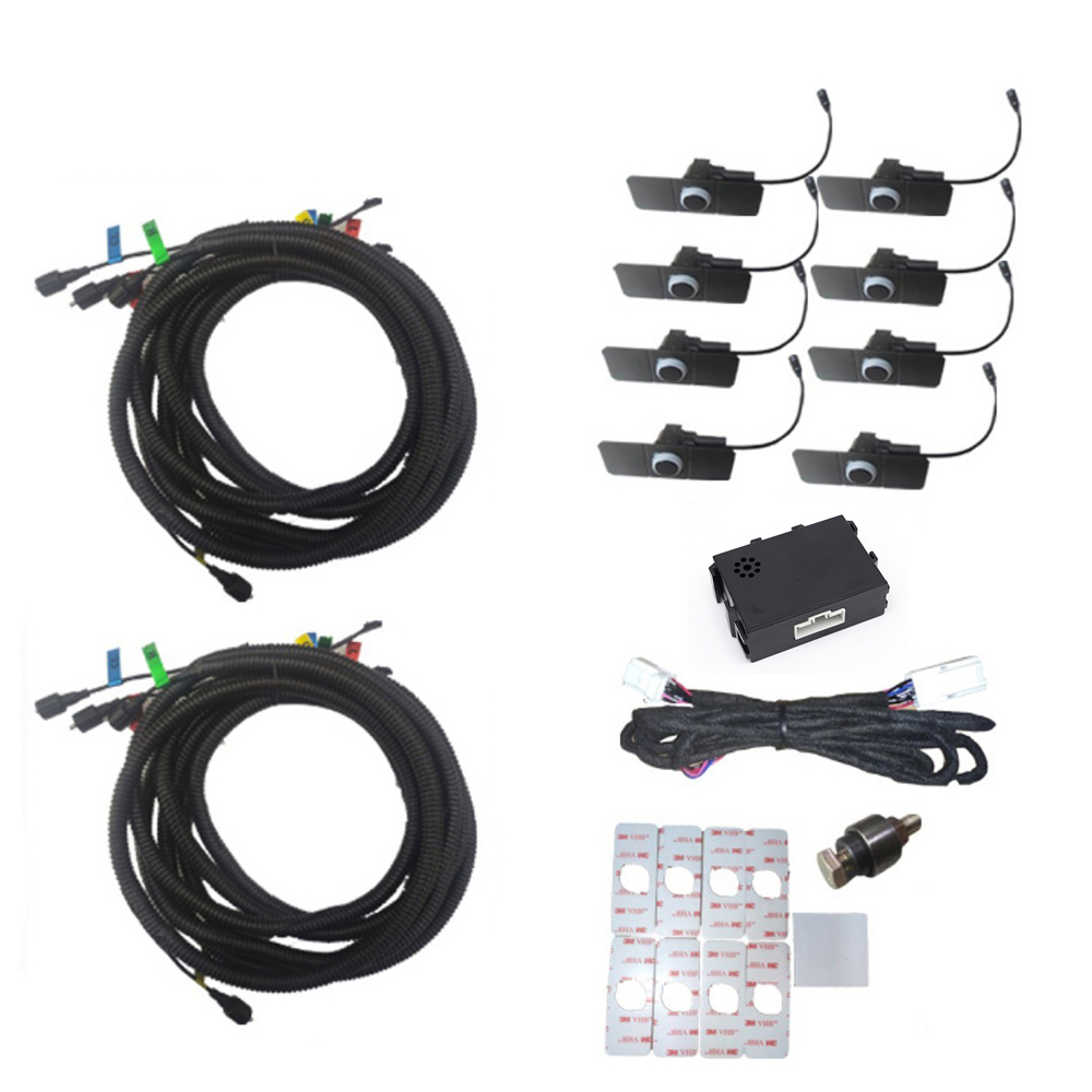 ZJCGO Parking Sensor Kit Car Parktronic Backlight Reverse Radar Monitor System for Lexus NX NX200 NX200t NX300h AZ10 2015~2021