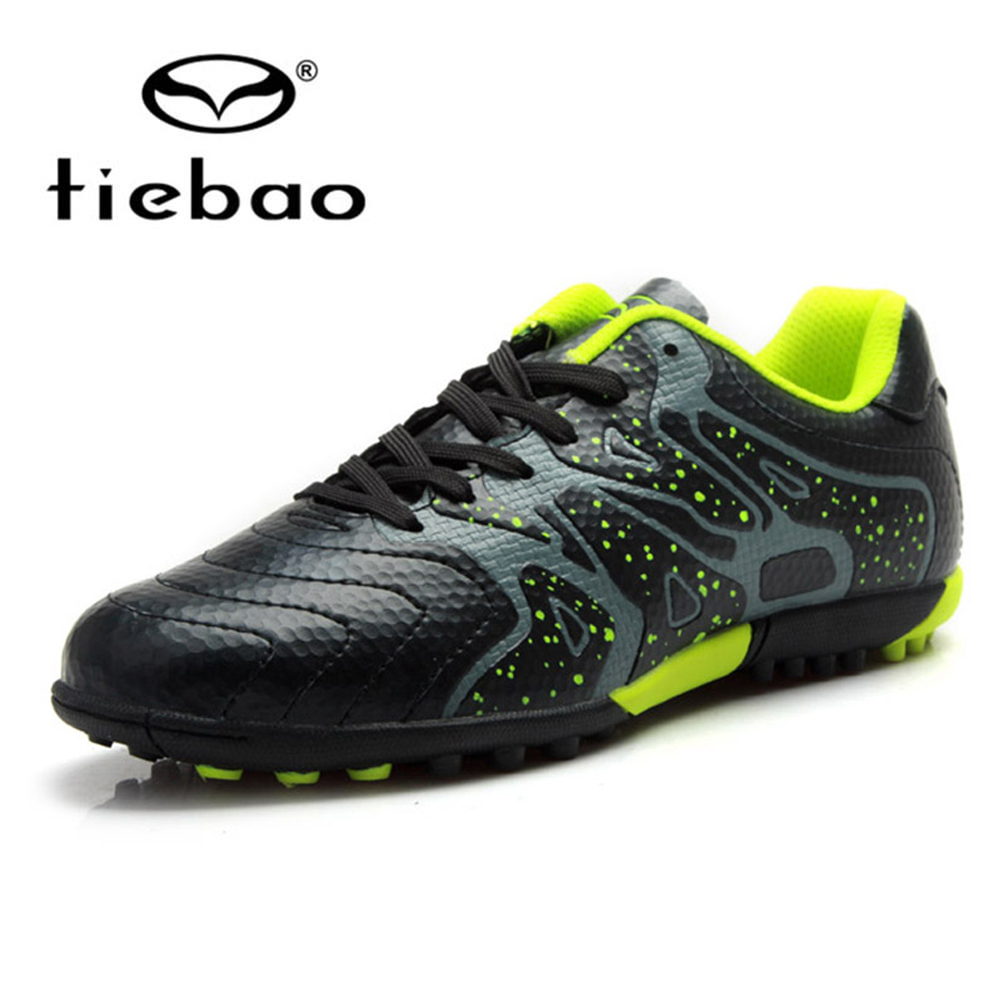 TIEBAO Soccer Shoes Adult Teenagers Sports Football Boots TF Turf Sneakers Atheletic Football Boots Parent-Kid Shoes EU30-45