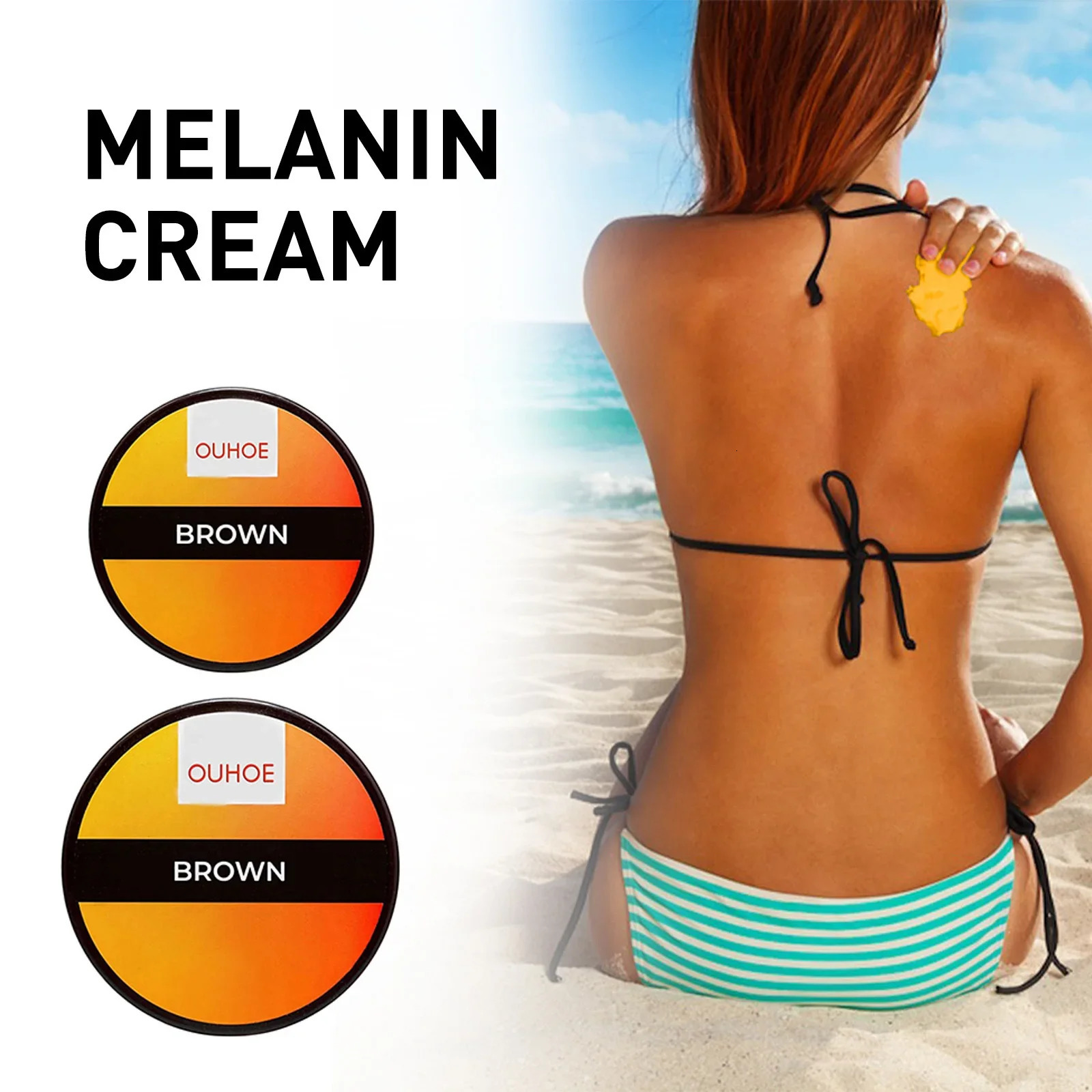 Natural Tan Premium Shiny Brown Sunbeds Aloe Lotion Gel Brown Tanning Cream Accelerator Cream o240629